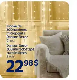 Walmart Rideau de 300 lumières micropoints Danson Decor offer