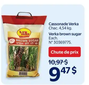 Walmart Cassonade Verka offer