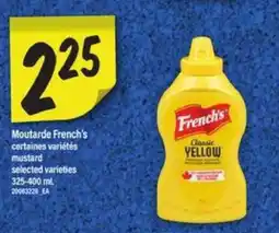 Maxi MOUTARDE FRENCH'S offer