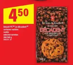 Maxi biscuit PC Le Décadent offer