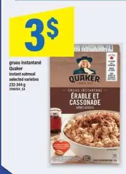 Maxi Quaker Instant Oatmeal offer