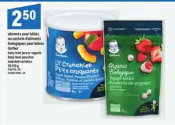 Maxi Gerber aliments pour bébés offer