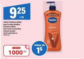 Maxi Vaseline Intensive Care Cocoa Radiant offer