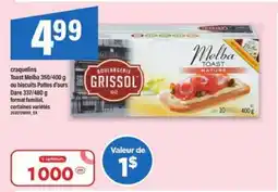 Maxi Boulangerie Grissol Melba Toast offer