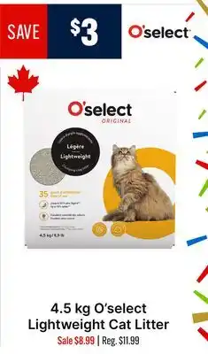Ren’s Pets Depot 4.5 kg O'select Lightweight Cat Litter offer