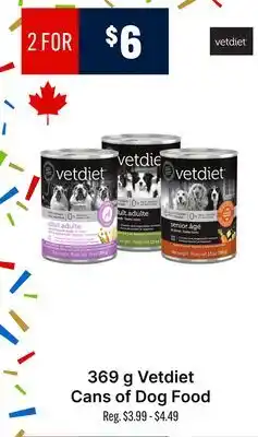 Ren’s Pets Depot 369 g Vetdiet Cans of Dog Food offer