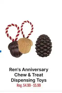 Ren’s Pets Depot Ren's Anniversary Chew & Treat Dispensing Toys offer