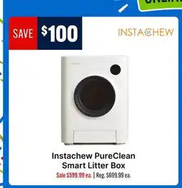 Ren’s Pets Depot Instachew PureClean Smart Litter Box offer