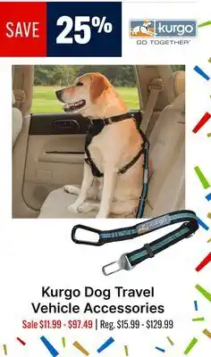 Ren’s Pets Depot Kurgo Dog Travel Vehicle Accessories offer