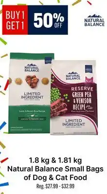 Ren’s Pets Depot 1.8 kg & 1.81 kg Natural Balance Small Bags of Dog & Cat Food offer