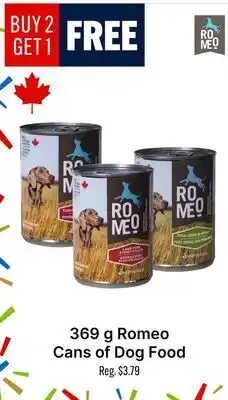 Ren’s Pets Depot Romeo Cans of Dog Food offer