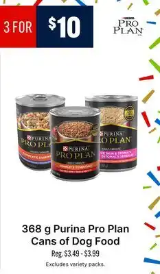 Ren’s Pets Depot 368 g Purina Pro Plan Cans of Dog Food offer