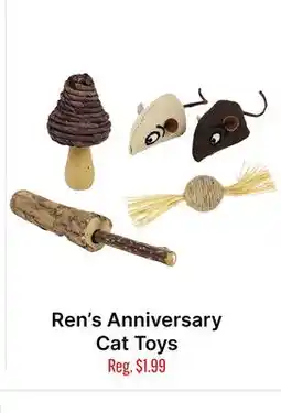 Ren’s Pets Depot Ren's Anniversary Cat Toys offer