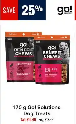 Ren’s Pets Depot 170 g Go! Solutions Dog Treats offer
