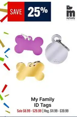 Ren’s Pets Depot My Family ID Tags offer