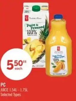 Shoppers Drug Mart PC juice offer
