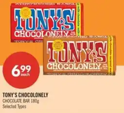 Shoppers Drug Mart Tony's chocolonely chocolate bar offer
