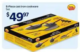 Walmart 8-Piece cast iron cookware Set offer