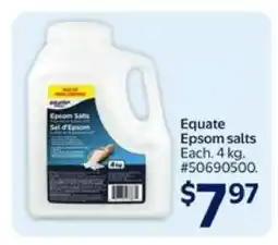 Walmart Equate Epsom Salts offer
