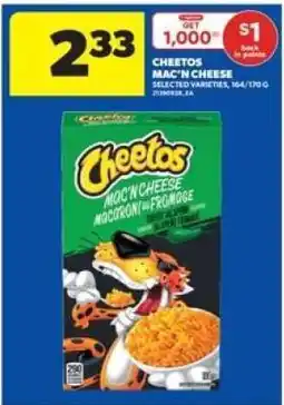 Real Canadian Superstore CHEETOS MAC’N CHEESE offer