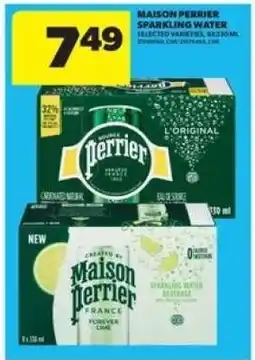 Real Canadian Superstore MAISON PERRIER SPARKLING WATER† offer