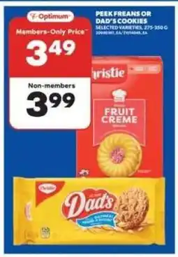 Real Canadian Superstore PEEK FREANS OR DAD’S COOKIES offer