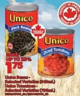 Real Canadian Superstore UNICO BEANS or TOMATOES offer