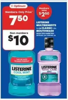 Real Canadian Superstore LISTERINE MOUTHWASH offer