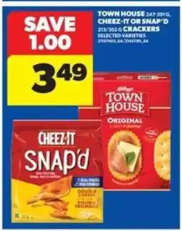 Real Canadian Superstore Town House, Cheez-It, or Snap'd Crackers offer