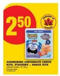 No Frills SCHNEIDERS LUNCHMATE LUNCH KITS, STACKERS – SNACK KITS offer
