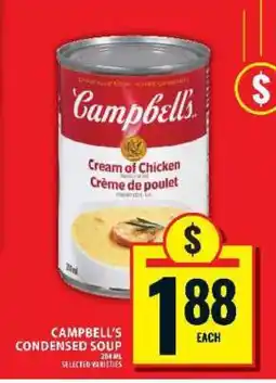 Food Basics CAMPBELL’S CONDENSED SOUP offer