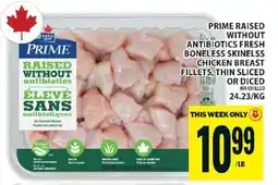 Food Basics Prime Raised Without Antibiotics Fresh Boneless Skinless Chicken Breast Fillets offer