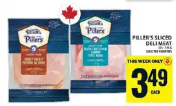 Food Basics PILLER’S SLICED DELI MEAT offer