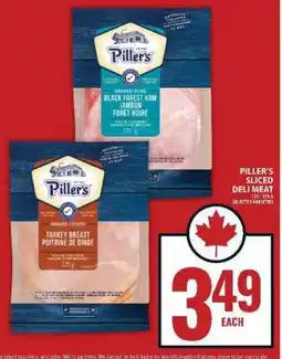 Food Basics PILLER’S SLICED DELI MEAT offer
