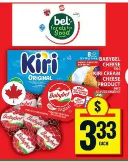 Food Basics Babybel Cheese / Kiri Cream Cheese Product offer