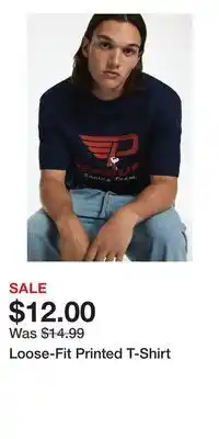 H&M Loose-Fit Printed T-Shirt offer