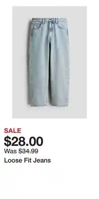 H&M Loose Fit Jeans offer