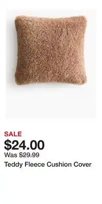 H&M Teddy Fleece Cushion Cover offer