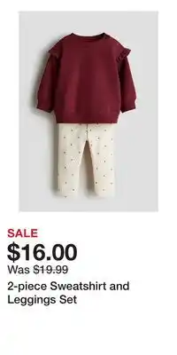 H&M 2-piece Sweatshirt and Leggings Set offer
