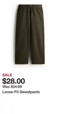 H&M Loose-Fit Sweatpants offer
