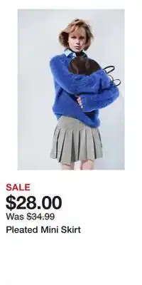 H&M Pleated Mini Skirt offer