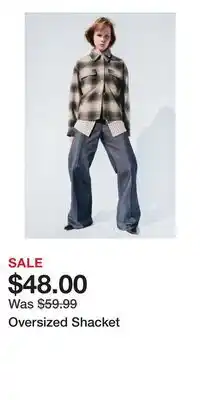 H&M Oversized Shacket offer