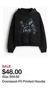 H&M Oversized-Fit Printed Hoodie offer
