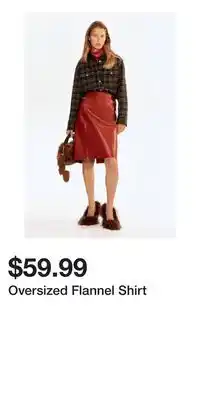H&M Oversized Flannel Shirt offer