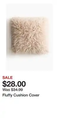 H&M Fluffy Cushion Cover offer