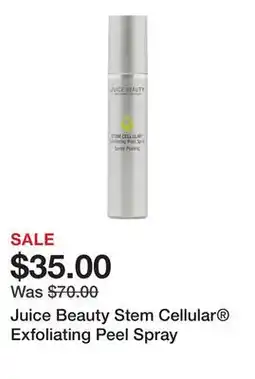 Sephora Juice Beauty Stem Cellular Exfoliating Peel Spray offer