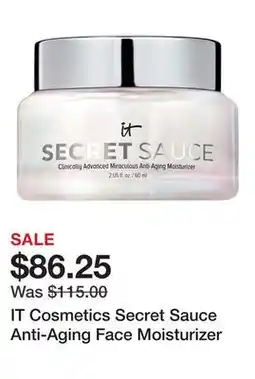 Sephora IT Cosmetics Secret Sauce Anti-Aging Face Moisturizer offer