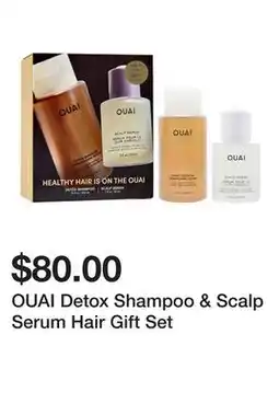 Sephora OUAI Detox Shampoo & Scalp Serum Hair Gift Set offer