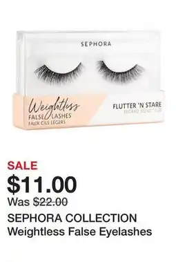 Sephora SEPHORA COLLECTION Weightless False Eyelashes offer