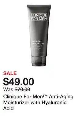 Sephora Clinique For Men Anti-Aging Moisturizer with Hyaluronic Acid offer
